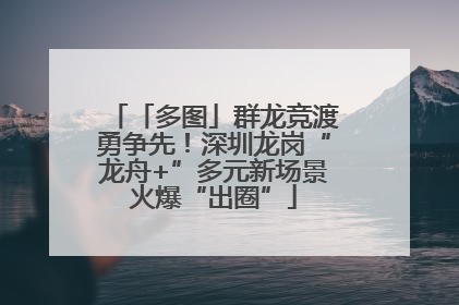 「多图」群龙竞渡勇争先！深圳龙岗“龙舟+”多元新场景火爆“出圈”