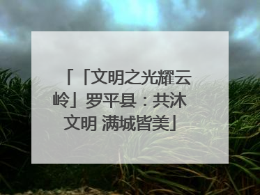 「文明之光耀云岭」罗平县：共沐文明 满城皆美