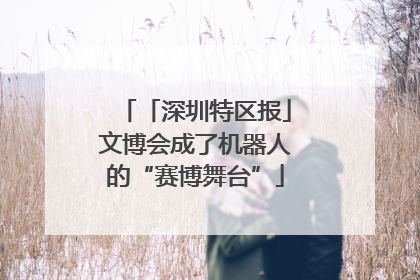 「深圳特区报」文博会成了机器人的“赛博舞台”