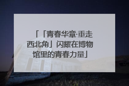 「青春华章·重走西北角」闪耀在博物馆里的青春力量