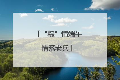 “粽”情端午 情系老兵