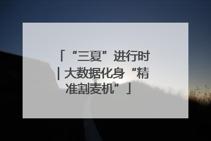 “三夏”进行时｜大数据化身“精准割麦机”
