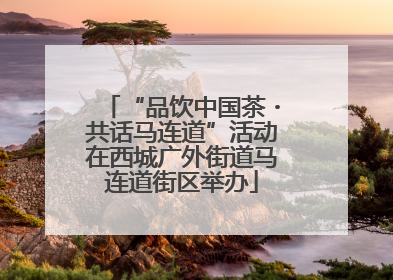 “品饮中国茶・共话马连道”活动在西城广外街道马连道街区举办
