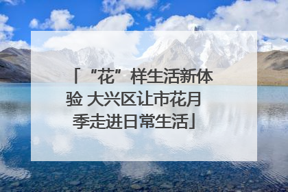 “花”样生活新体验 大兴区让市花月季走进日常生活