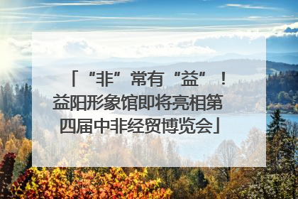 “非”常有“益”！益阳形象馆即将亮相第四届中非经贸博览会