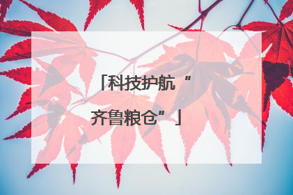 科技护航“齐鲁粮仓”