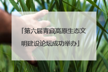 第六届青藏高原生态文明建设论坛成功举办