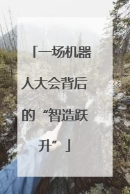 一场机器人大会背后的“智造跃升”