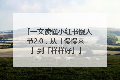 一文读懂小红书慢人节2.0，从「慢慢来」到「样样好」