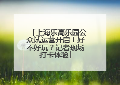 上海乐高乐园公众试运营开启！好不好玩？记者现场打卡体验