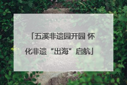五溪非遗园开园 怀化非遗“出海”启航