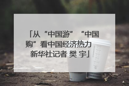 从“中国游”“中国购”看中国经济热力 新华社记者 樊 宇