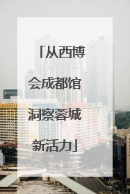 从西博会成都馆洞察蓉城新活力