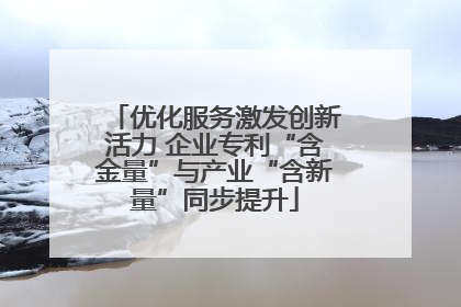 优化服务激发创新活力 企业专利“含金量”与产业“含新量”同步提升