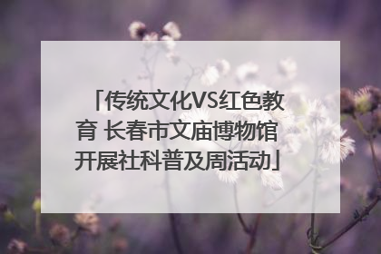 传统文化VS红色教育 长春市文庙博物馆开展社科普及周活动