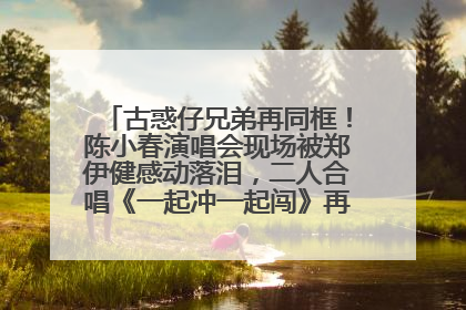 古惑仔兄弟再同框！陈小春演唱会现场被郑伊健感动落泪，二人合唱《一起冲一起闯》再现青春回忆