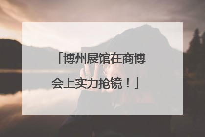 博州展馆在商博会上实力抢镜！