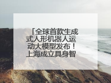 全球首款生成式人形机器人运动大模型发布！上海成立具身智能数据联盟