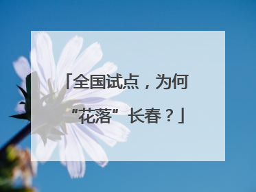 全国试点，为何“花落”长春？