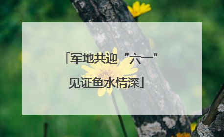 军地共迎“六一” 见证鱼水情深
