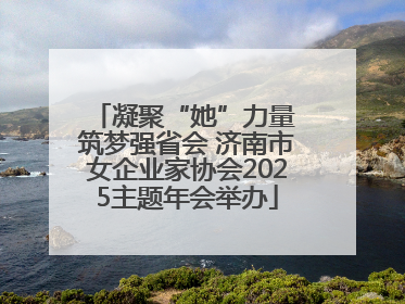凝聚“她”力量 筑梦强省会 济南市女企业家协会2025主题年会举办