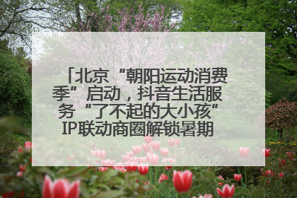 北京“朝阳运动消费季”启动，抖音生活服务“了不起的大小孩”IP联动商圈解锁暑期亲子消费新场景