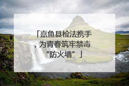 嘉鱼县检法携手，为青春筑牢禁毒“防火墙”