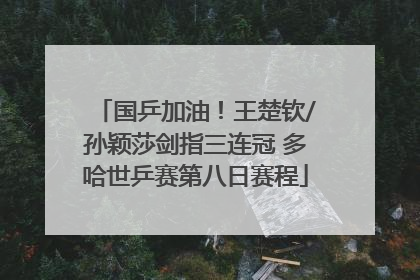国乒加油！王楚钦/孙颖莎剑指三连冠 多哈世乒赛第八日赛程