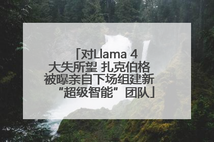 对Llama 4大失所望 扎克伯格被曝亲自下场组建新“超级智能”团队