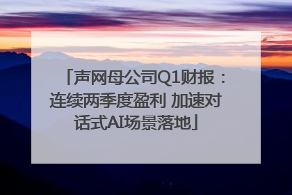 声网母公司Q1财报：连续两季度盈利 加速对话式AI场景落地