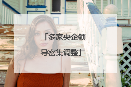 多家央企领导密集调整