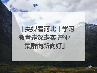 央媒看河北丨学习教育走深走实 产业集群向新向好
