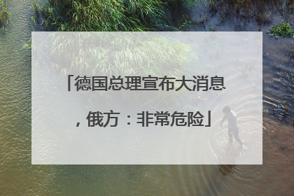 德国总理宣布大消息，俄方：非常危险