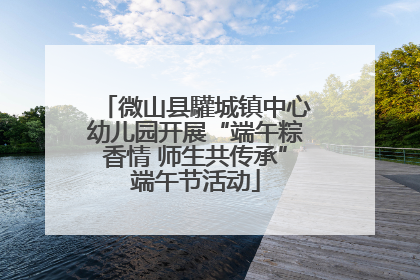 微山县驩城镇中心幼儿园开展“端午粽香情 师生共传承”端午节活动