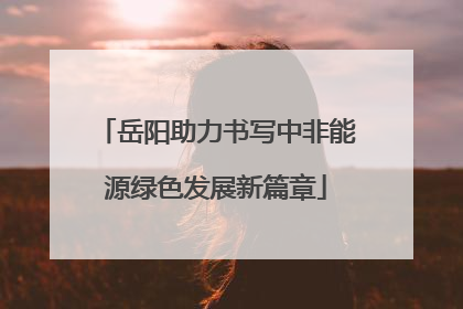 岳阳助力书写中非能源绿色发展新篇章