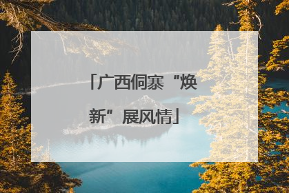 广西侗寨“焕新”展风情