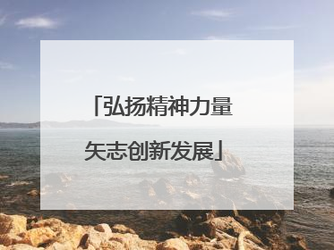 弘扬精神力量 矢志创新发展