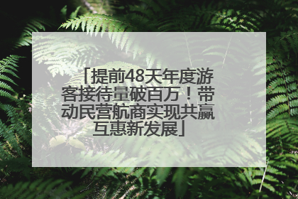 提前48天年度游客接待量破百万！带动民营航商实现共赢互惠新发展