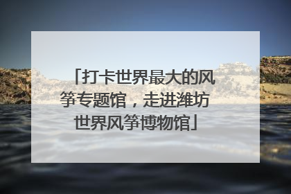 打卡世界最大的风筝专题馆，走进潍坊世界风筝博物馆