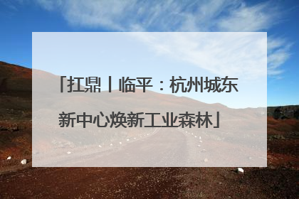 扛鼎丨临平：杭州城东新中心焕新工业森林