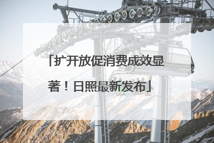 扩开放促消费成效显著！日照最新发布