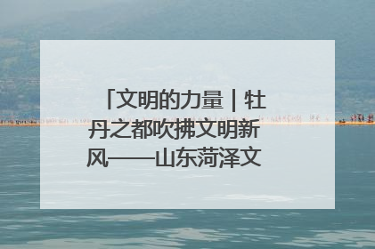 文明的力量｜牡丹之都吹拂文明新风——山东菏泽文明创建一线见闻