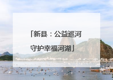 新县：公益巡河守护幸福河湖