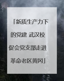 新质生产力下的党建 武汉校促会党支部走进革命老区黄冈