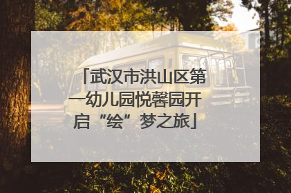 武汉市洪山区第一幼儿园悦馨园开启“绘”梦之旅