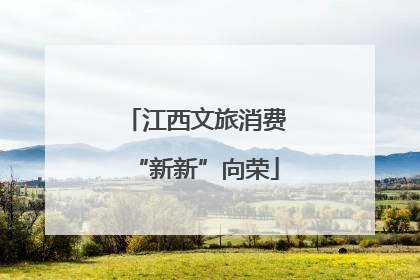 江西文旅消费“新新”向荣