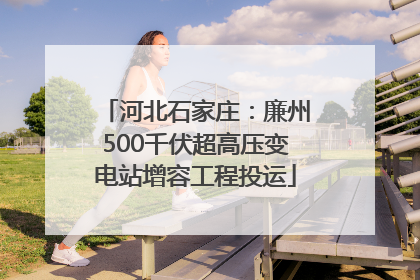 河北石家庄：廉州500千伏超高压变电站增容工程投运