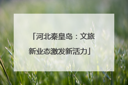 河北秦皇岛：文旅新业态激发新活力