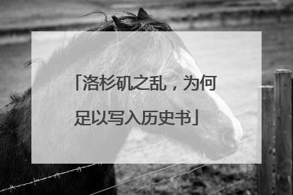 洛杉矶之乱，为何足以写入历史书