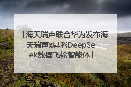 海天瑞声联合华为发布海天瑞声x昇腾DeepSeek数据飞轮智能体